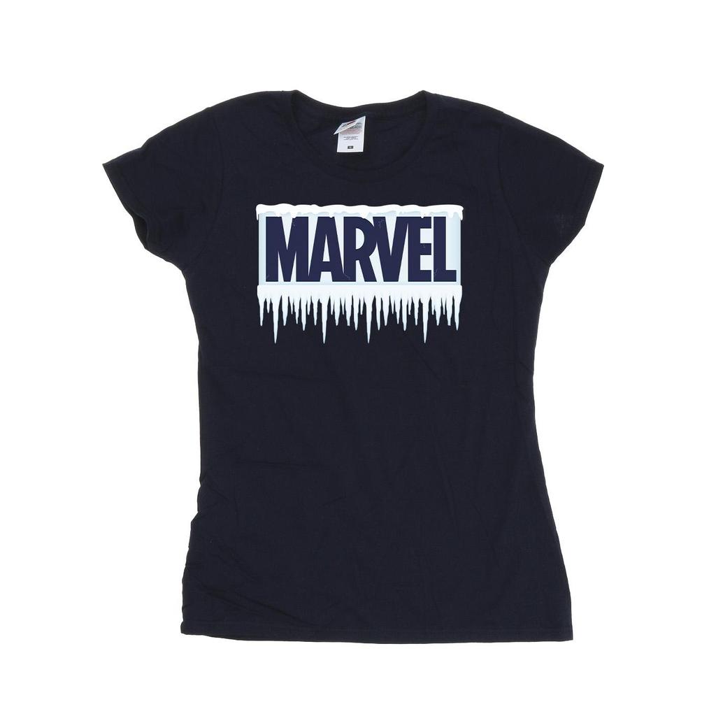 Marvel Womens/Ladies Icicle Logo Cotton T-Shirt