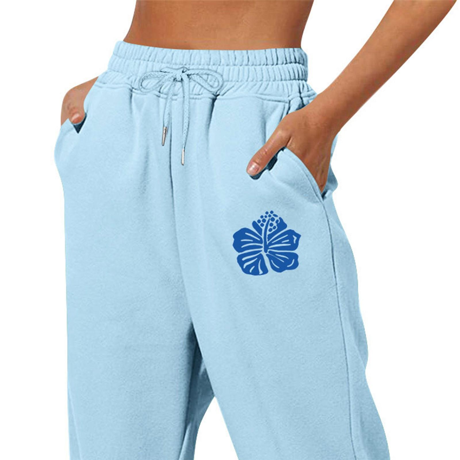 

Весенние и осенние однотонные набивные модные женские повседневные брюки с карманами и шнурком L