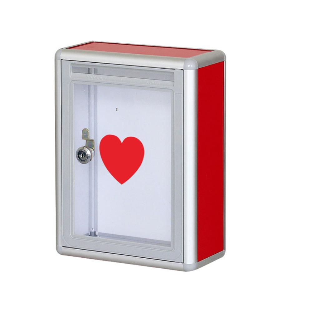 Secure Locking Ballot Box Wall Mounted Complaint Box Collection Box Express Inbox Business