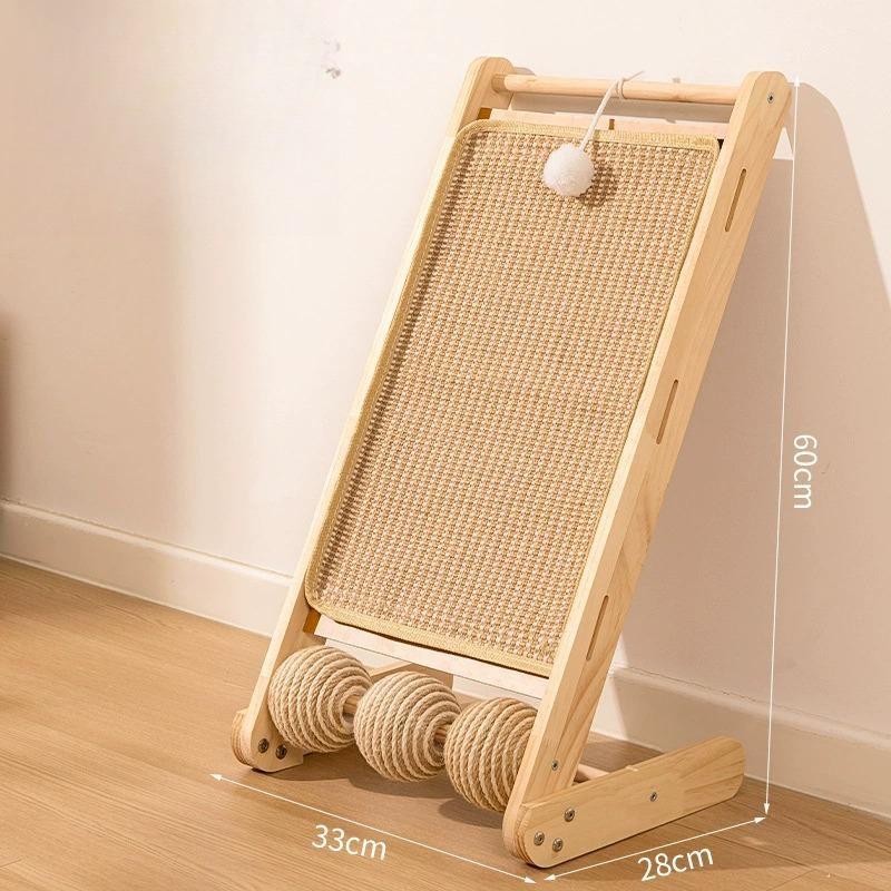 1PC Sisal Cat Scratch Board Sturdy Cat Scratch Pillar Heavy Duty Anti-Scratch Mat Cat Gift For Living Room Bedroom Sofa Wall Cat Owner Cat Exercise