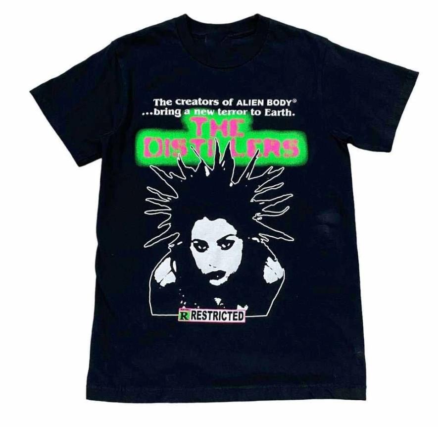 The Distillers Band Streetwear Alien Body T-shirt, Size S-4XL