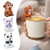 Gifts Animal Shaped Summer Hanging Cup Hair Dryer Rechargeable Adjustable Cartoon Cat Fan Three Wind Speeds Mini Fans