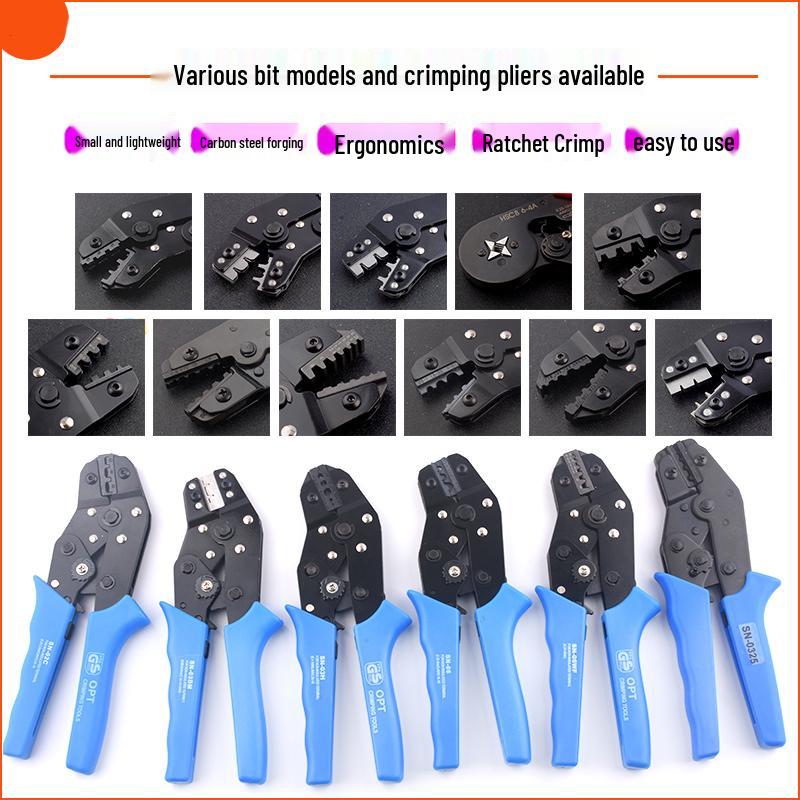 Crimping Tool SN-01BM/02/03/48B/06WF/28B for Spring Clip PH & XH2.54 DuPont Cold Crimp Terminals.