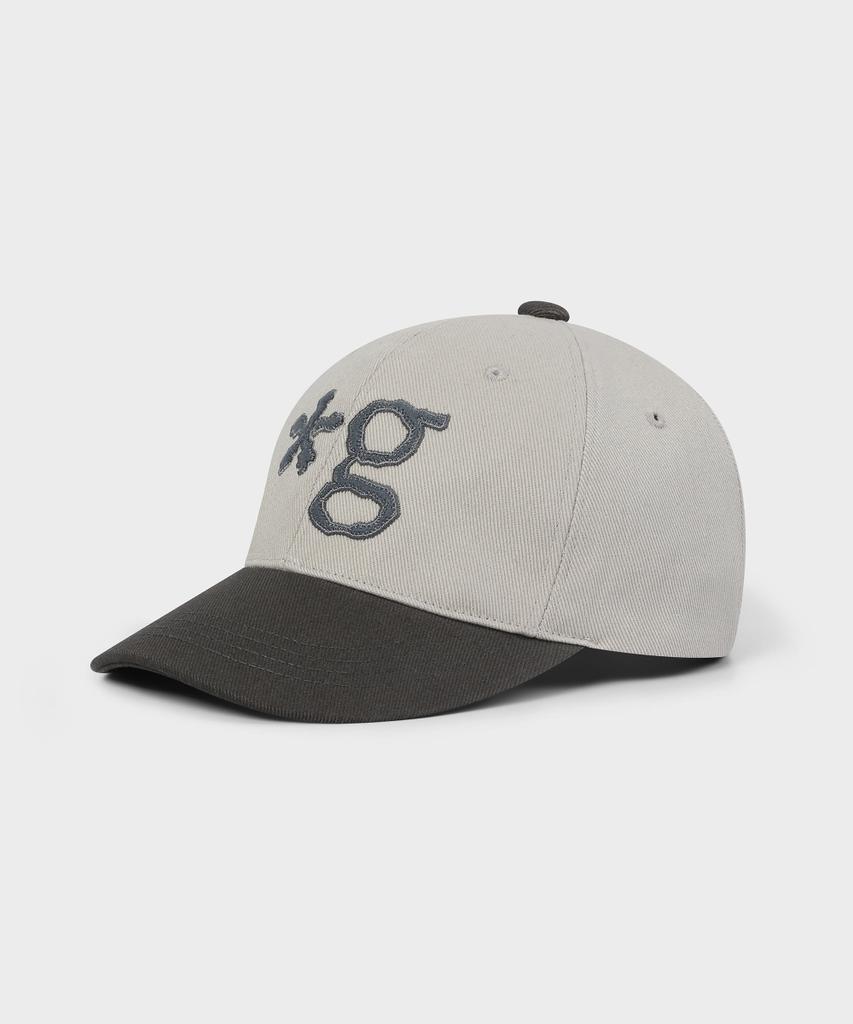 Geulleondeun New Logo 6 Panel Cap (Beige-Grey)