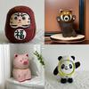 Wooden Animal Decor Diy Craft Kit With Unique Figurines For Home And Childrens Rooms