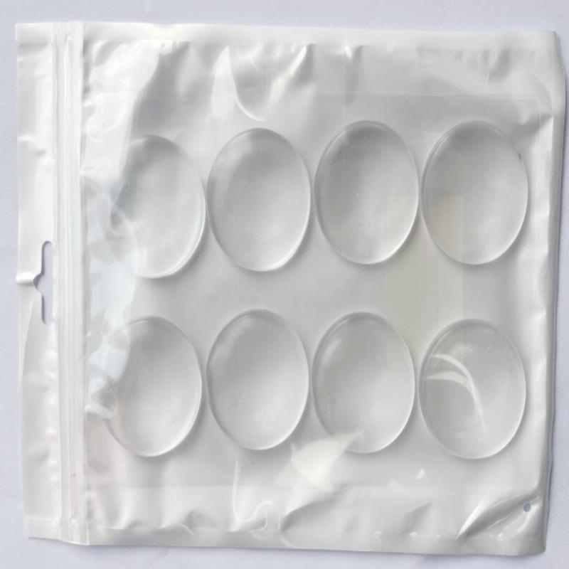 Transparent Door Handle Anti-collision Silicone Stickers, Cabinet Door Silencer,Door Stopper Bumper Self-adhesive Stickers