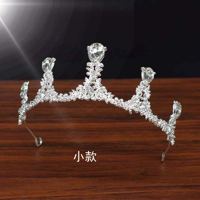 Children's Crown Hair Accessories  Cute Princesses Girls  Water Diamond King Crown Hair Bands Birthday Gifts for Girls Baby Headbands and Headwear