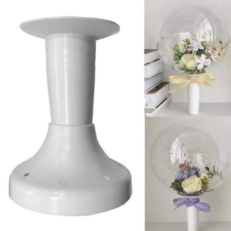 Practical Clear Balloon Base Stabilizer Balloon Stand Holder For Bouquet Displays Birthday Christmas Event