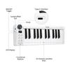 SMK-25/mini Pro MIDI Controller | 25 Velocity Keys + USB-C/Wireless | DAW Control & 15h Rechargeable Studio Tool