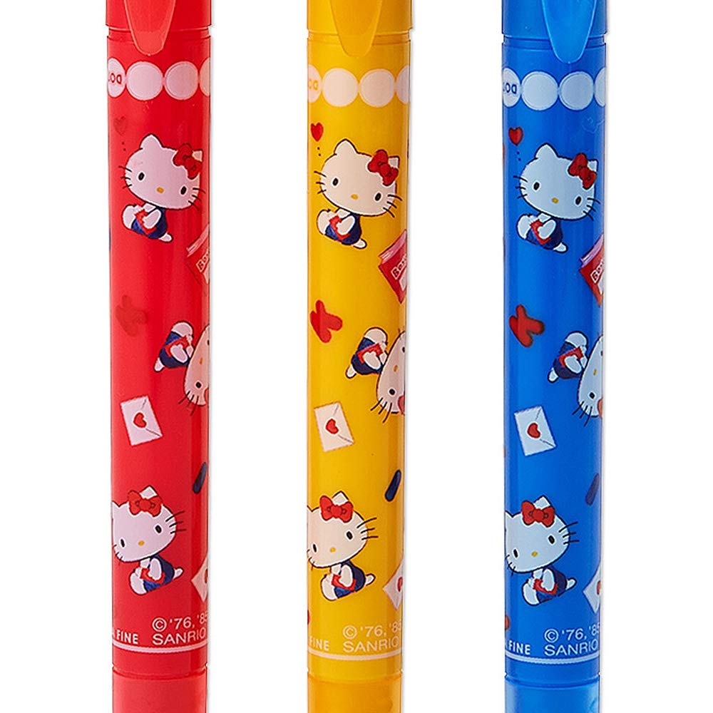Sanrio Hello Kitty Tombow Pencil Play Color Dot Twin Marker 3 Color Set 739855