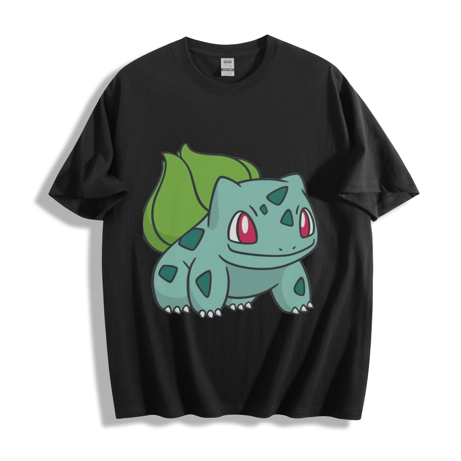 Bulbasaur Bloom T-Shirt Mens Womens Tees Top - Cute Grass Pokémon Unisex Tee S