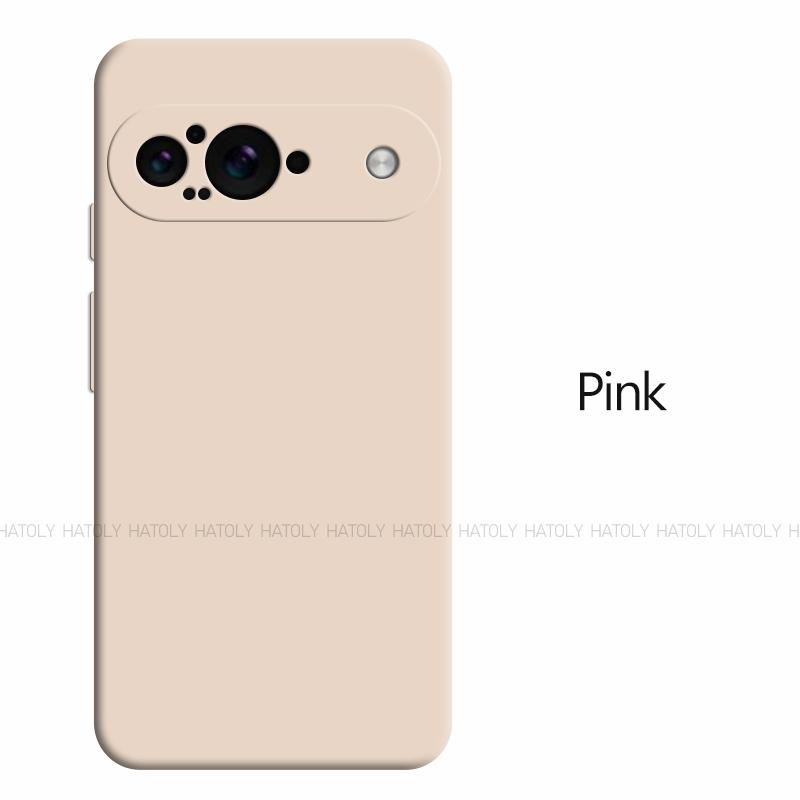 Für Google Pixel 9 Hülle Google Pixel 9 Cover Stoßstange Stoßfeste Flüssigsilikon TPU Telefonrückseite für Google Pixel 9