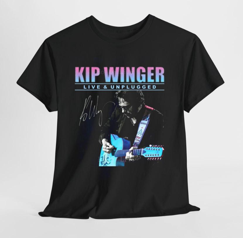 

Kip Winger Signed To Fans Guitarist Retro Black All Size S-5Xl Shirt Unisex T-Shirt XXL