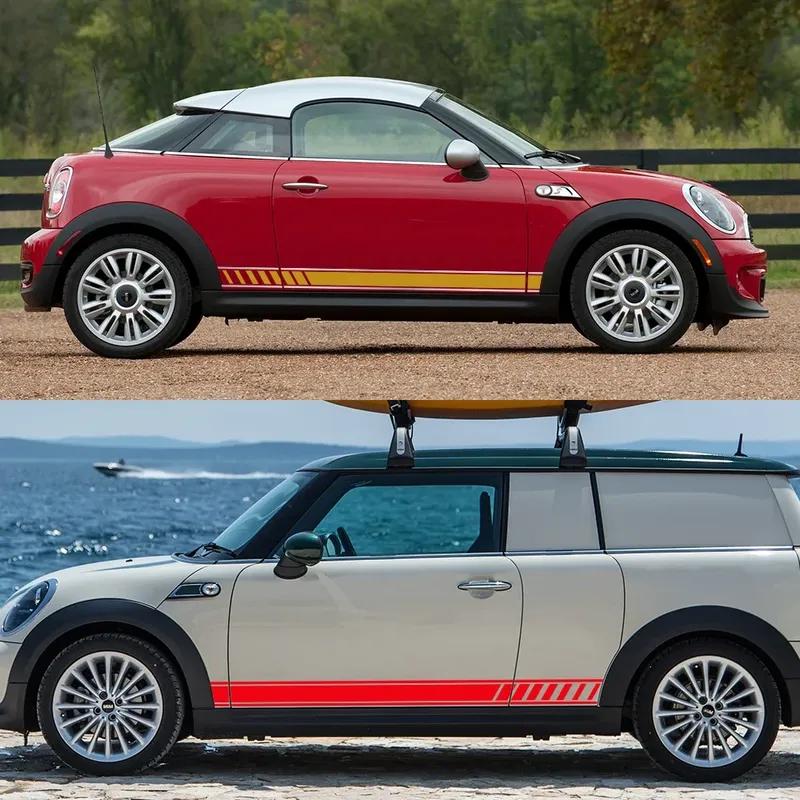 Car Stickers For Mini Cooper S One JCW F56 F55 R55 R56 R60 F60 R61 F54 Graphics Stripes Sport DIY Decor Decal Tuning Accessories