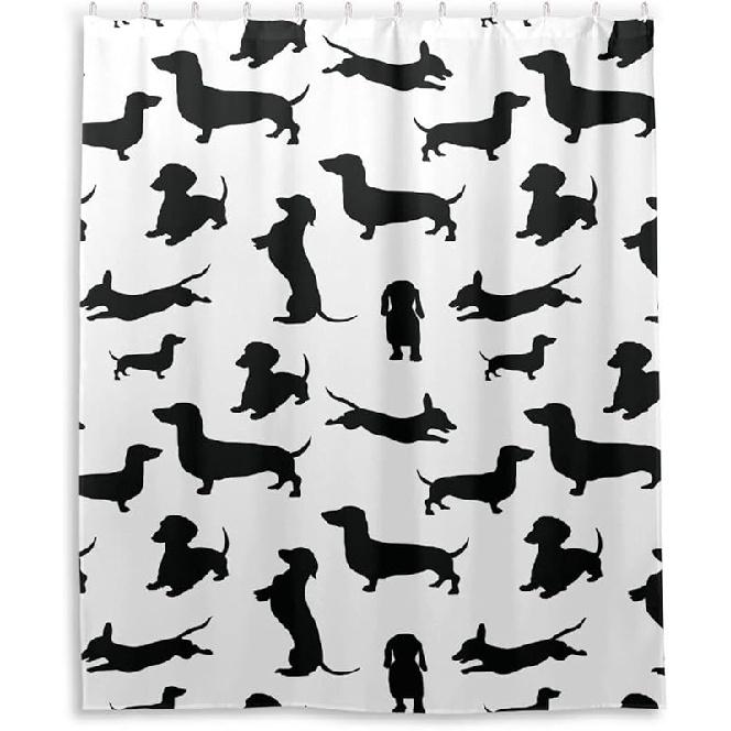 Cute Frogs Shower Curtain Bathroom Decor Waterproof Fabric Shower Curtains with Hooks 60x72 Inch