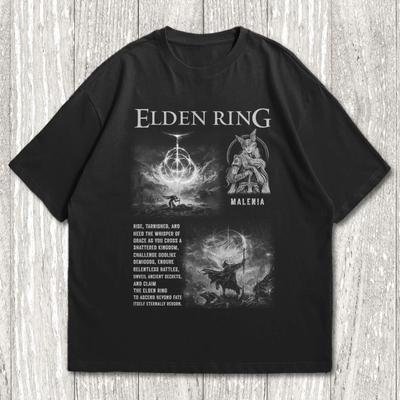 Gothic Elden Ring T-Shirt, Malenia Fan Art