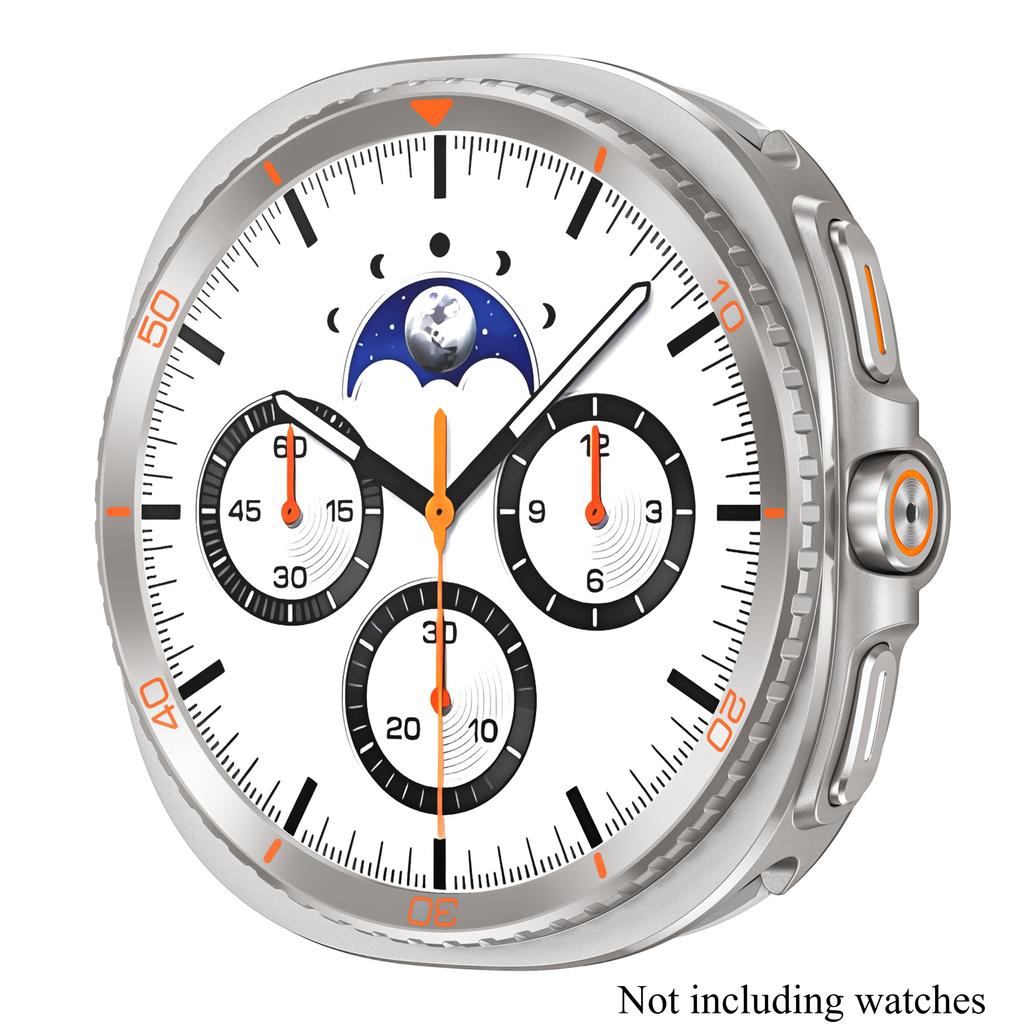 Metallfodral Tillbehör för Samsung Galaxy Watch 8 40mm/44mm Skyddande Cover för Galaxy Watch 8 Uppgradera till 8 Classic Hård Ram