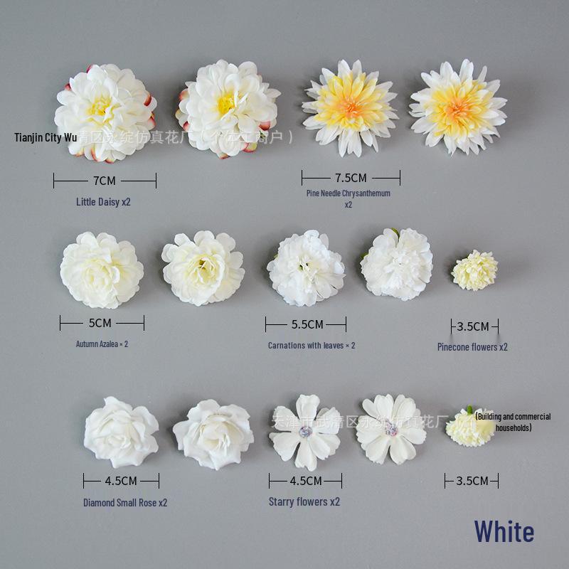 Silk Cloth Flower Wall Decorations for Weddings and Parties