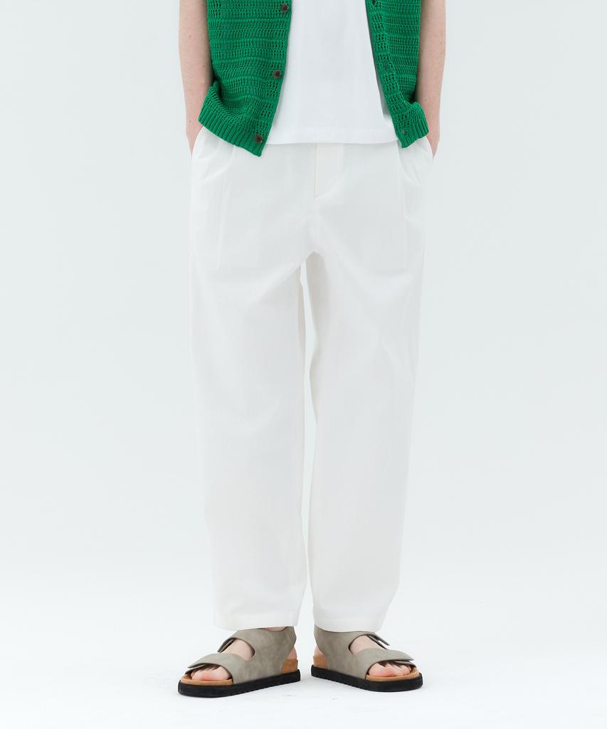 MINDBRIDGE Relaxed Fit Linen-Like Full Elastic Waist Pants - 2 Colors Mypt3111