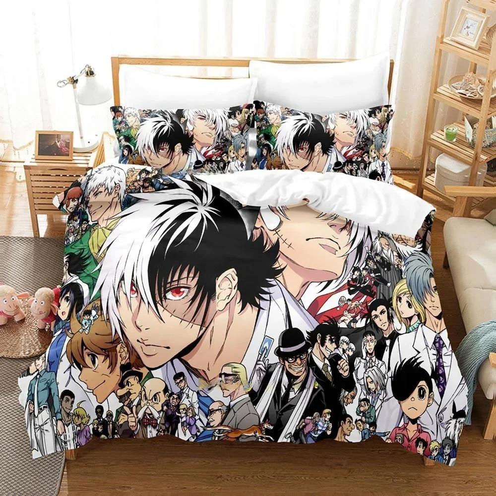 Comfortable Anime Print Duvet Cover Set With Duvet Cover And Pillowcases Single Twin Full Queen King Sizes For Adults And Kids