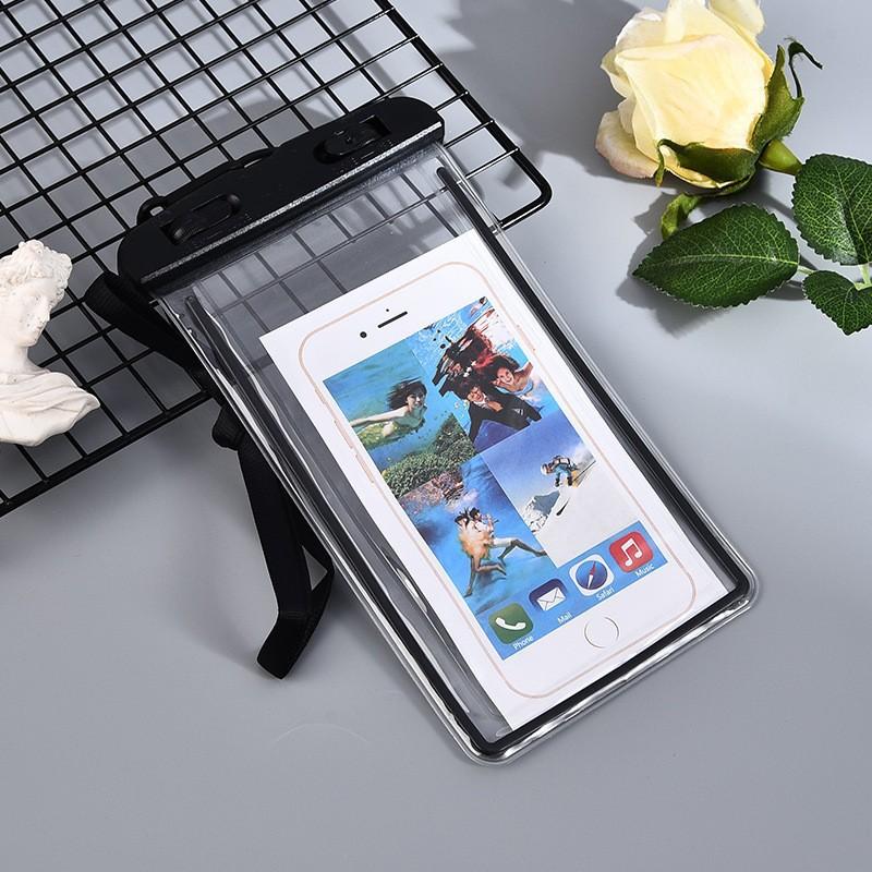 Waterproof Phone Pouch Swimming Beach Outdoor Use Touchscreen Compatible PVC Sealable Case Universal Size Universal