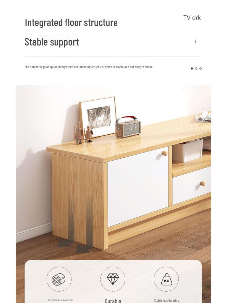 Modern Minimalist TV Cabinet for Small Apartments and Living Rooms
