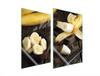 GLAS-SPRITZSCHUTZPLATTE FÜR DIE KÜCHE 2x35x52 BANANE
