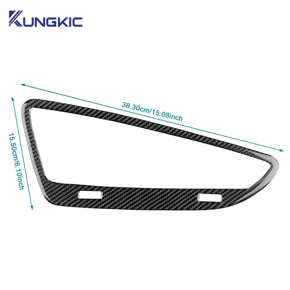 Real Soft Carbon Fiber Sticker For Alfa Romeo 159 2005-2018 2019 2020 2025 2025 2025 LHD RHD Car Instrument Air Outlet Frame