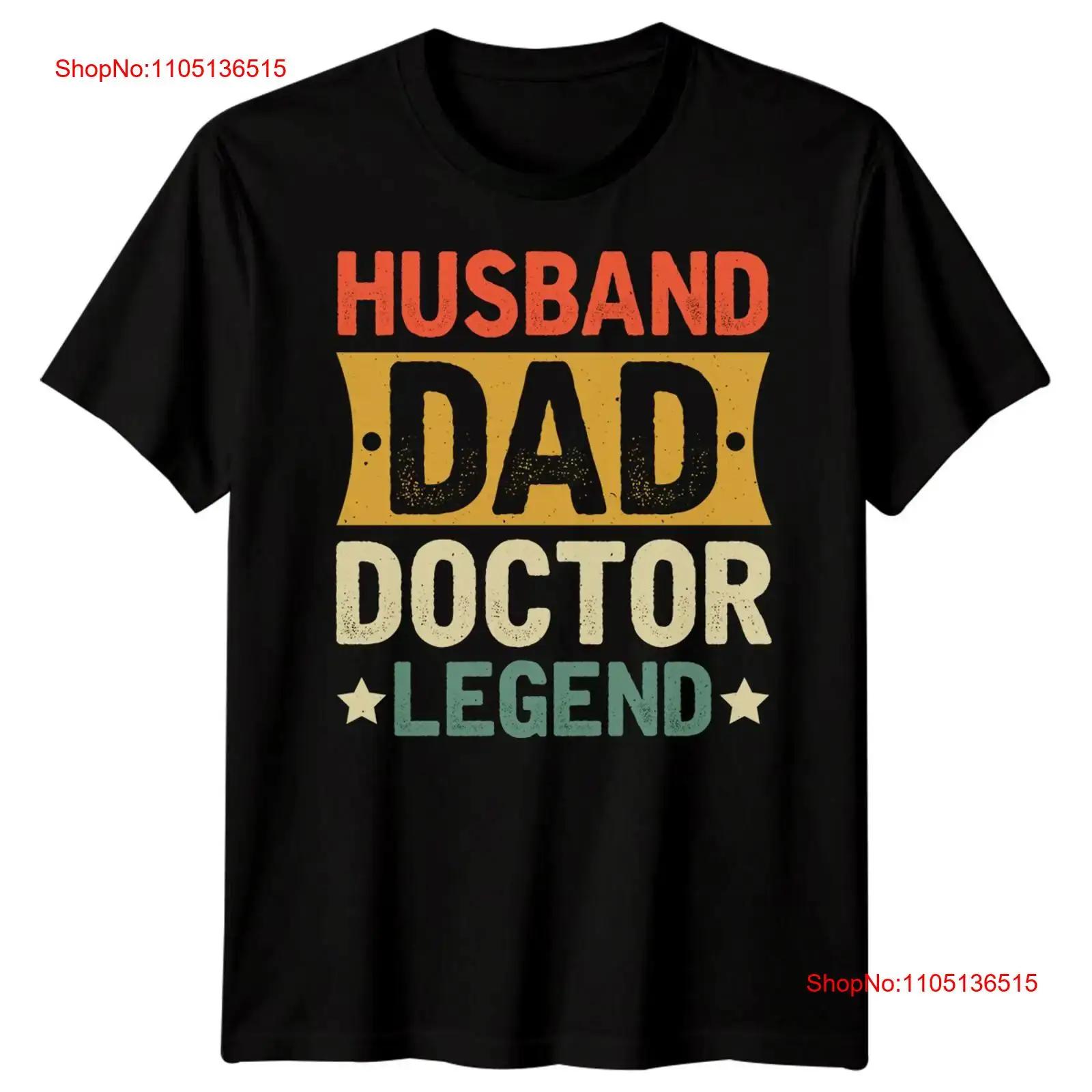 Mens Husband Dad Doctor Legend Funny Fathers Day T Shirt Best Daddy Ever FD vintage Washed streetwear Stylish Versatile Casual S разноцветный