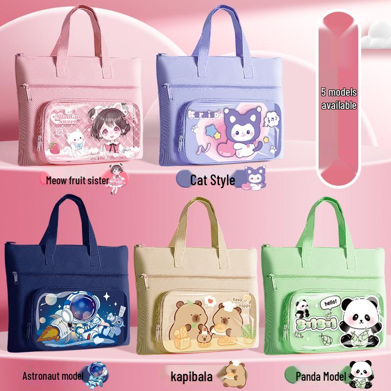 Student Book & Homework Tote for Elementary Kids