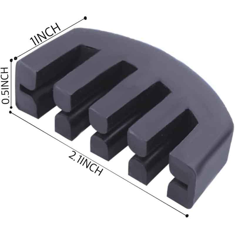 Viooldemper  Vioolgeluiddemper  Metalen Demper  Rubberen Viooldemper