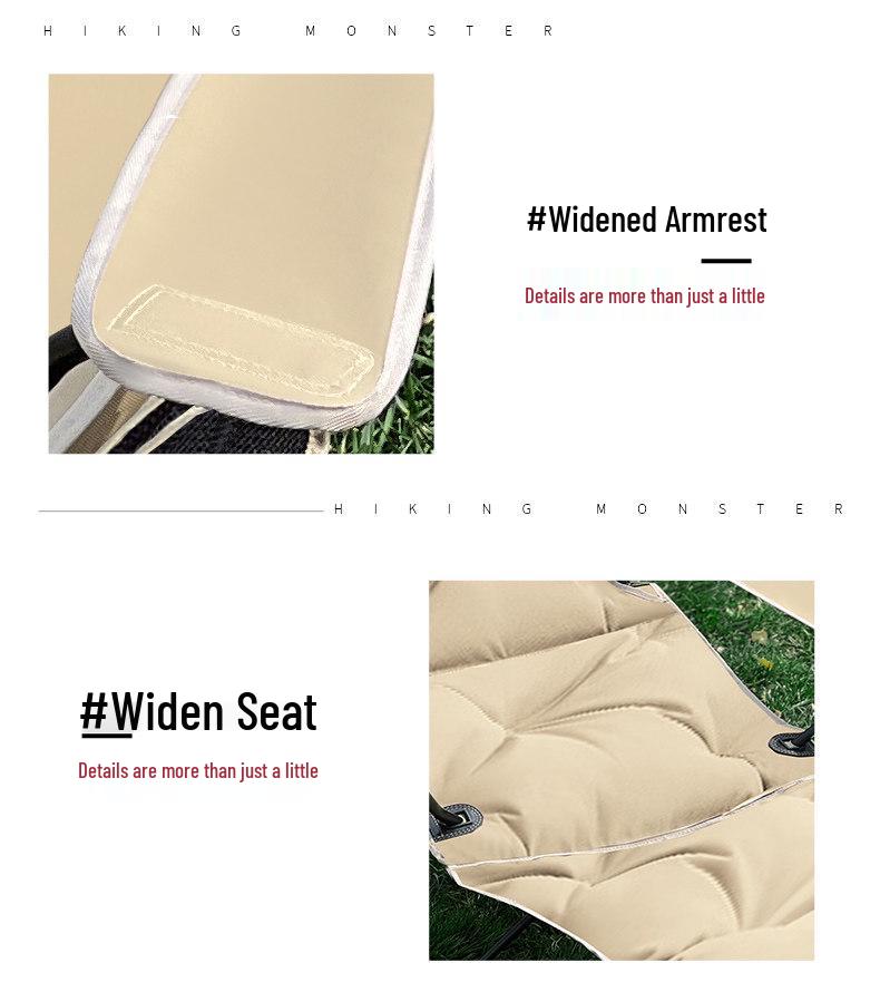 Adjustable Folding Reclining Chair for Outdoor Autumn & Winter Camping