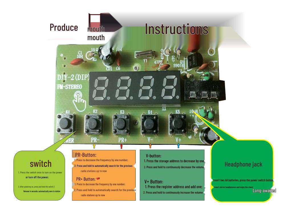 Stereo FM Radio Kit with Digital Display - DIY Parent-Child Welding Project