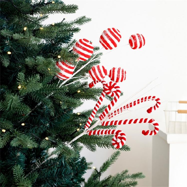 Elegant Christmas Tree Toppers Accent Portable Picks Curly Stem Christmas Tree Toppers In Bright Color