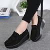 2024 Spring Platform Women Shoes Flats Sneakers Suede Leather Women Casual Shoes Slip On Flats Heels Creepers Moccasins