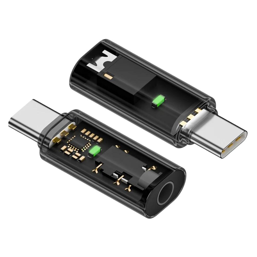 Type C To 3.5mm Audio Adapter USB Type C To 3.5mm Aux Adapter Earphone AUX Adapter for iPhone 15 Samsung Galaxy S24 S23 Ultra