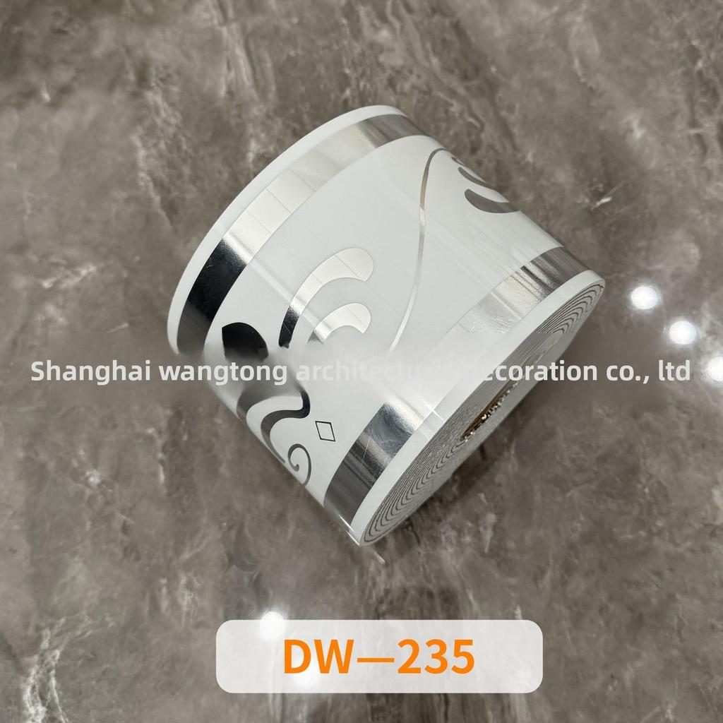 Silná role, Tapeta s panelem z mramorových dlaždic v evropském stylu, Samolepicí PVC imitace cihly, DIY odnímatelná, Podlahová a nástěnná ochranná lišta