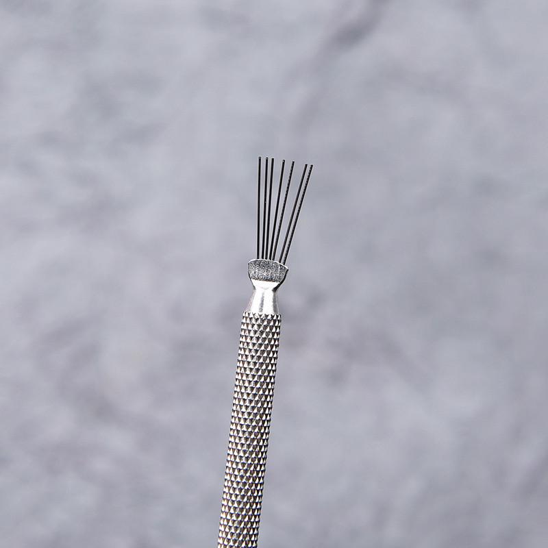 Seven-Needle Steel Brush for Paper Clay and Polymer Clay Shaping