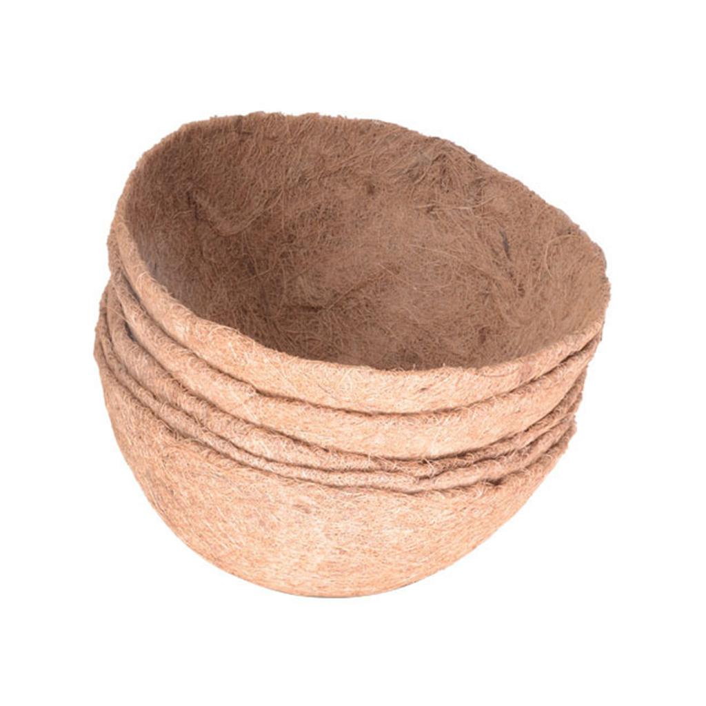 Hanging Basket Liner Home Outdoor Accessories Garden Planter-Circle Cushion Durable Coconut Fiber Replacement Flower Pot