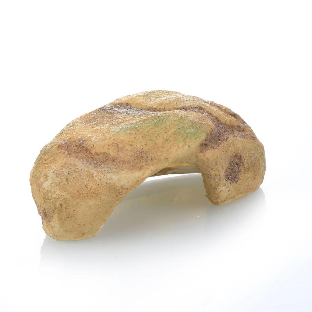 Reptilien Versteckhöhle und Schildkrötenplattform Harz Ornament - Künstliche Felslandschaft Dekoration für Aquarien.