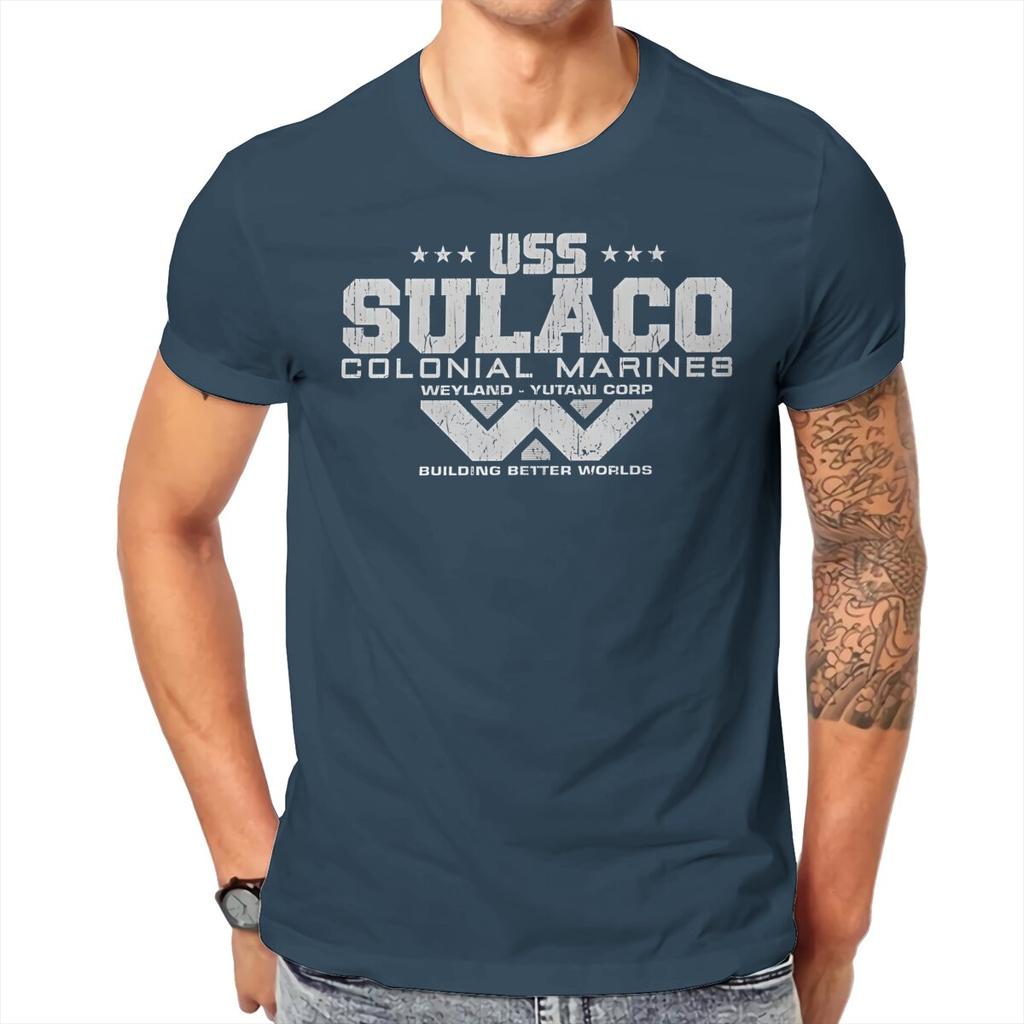 Colonial Marines Uss Sulaco Tshirt Homme Unisexs Clothes Cotton T Shirt For Unisex