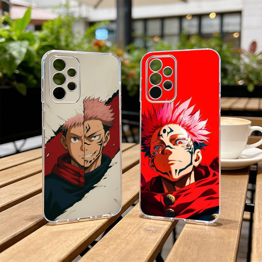 J-Jujutsu K-Kaisen Itadori Y-Yuji Phone Case For Samsung S25,S24,S21,S22,S23,S30,Ultra,S20,Plus,Fe Transparent Cover