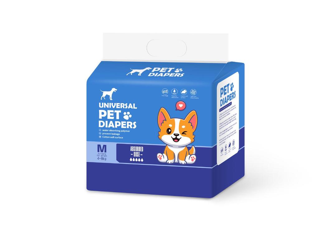 Disposable Breathable Dog Diapers: Absorbent Pet Menstrual and Urine Pads