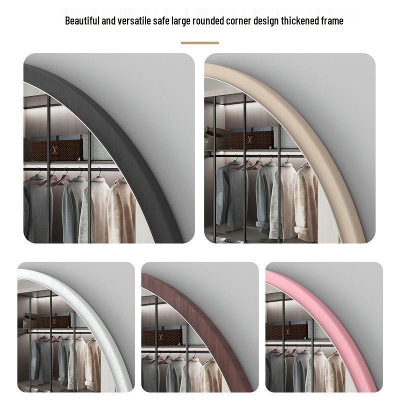 Wall-Mounted Full-Body Dressing Mirror for Girls' Bedroom - No Drilling Required, Insta-Worthy Fitting Mirror