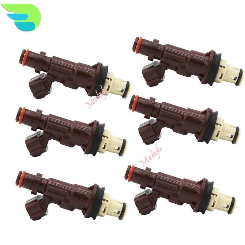 6PCS Fuel Injector nozzle For Toyota- 4Runner Tacoma- Tundra- 3.4L 23250-62040 23209-62040 2325062040 2320962040