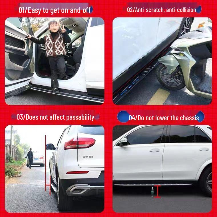 Aluminum Alloy Side Steps for VW Touareg/Toukai/T-Cross