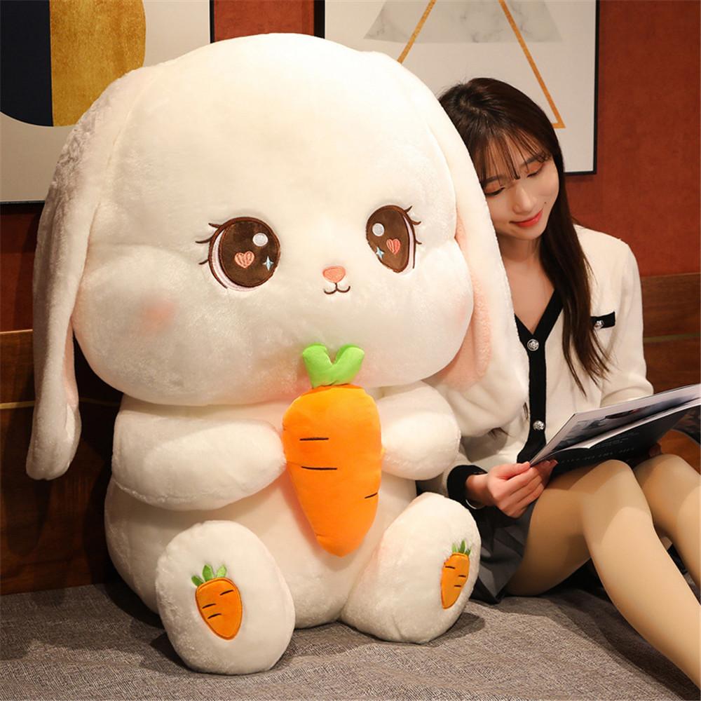 30cm Kawaii Bunny Dolls Lovely Long Ear Rabbit Plush Toys Stuffed Soft Animal Pillow Girls Kids Birthday Xmas Gifts