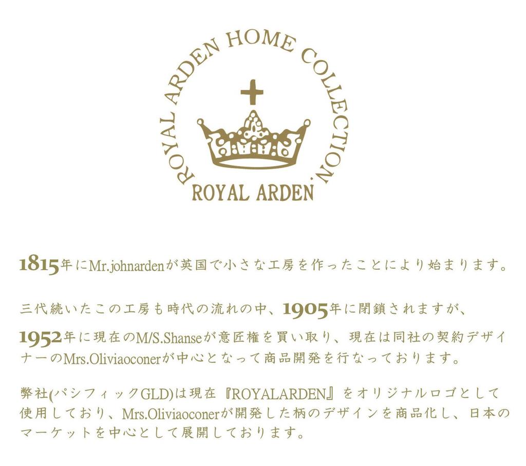 Royal Arden Bone China Cup & Saucer, 240ml, Rose Pattern, Pink, 37138