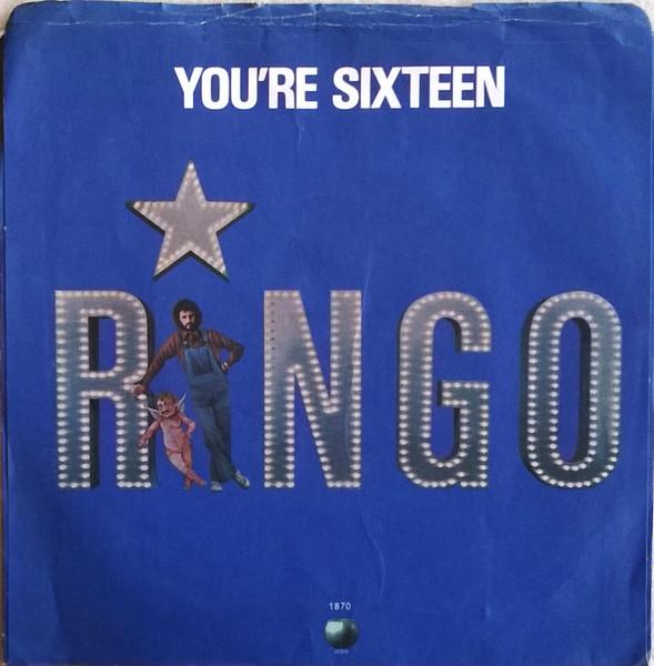 

7inch Record RINGO STARR - You re Sixteen 1870 Apple Records 1973 US Rock Used