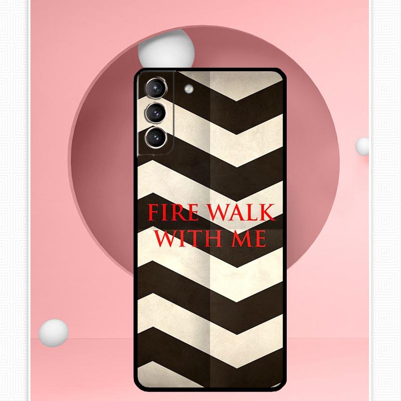 Fire Walk With Me Twin Peaks Case For Samsung Galaxy S25 Ultra S21 S22 S23 S24 Ultra S9 S10 S20 Plus S25 FE Cover Funda